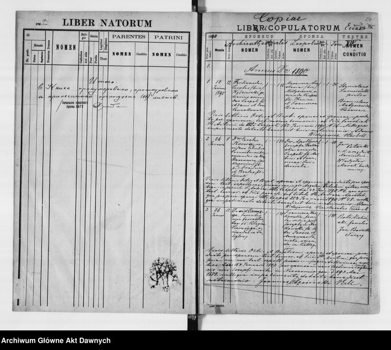 image.from.unit.number "Parafia: Lwów, Bazylika Metropolitalna. Dekanat: Lwów. Księga metrykalna urodzeń, ślubów i zgonów dla parafii miejskiej."