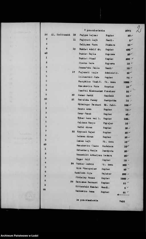 Obraz 6 z jednostki "Rejestr poborczy"