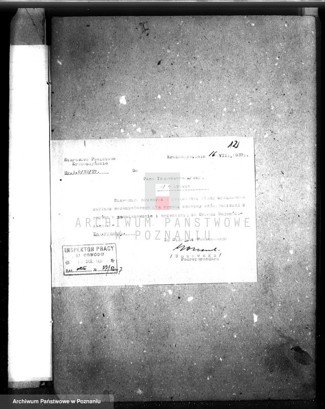 Obraz 16 z jednostki "Zatwierdzenie zakładu przemysłowego /mleczarnia/ w Krotoszynie /spółka z nieogr. odp"