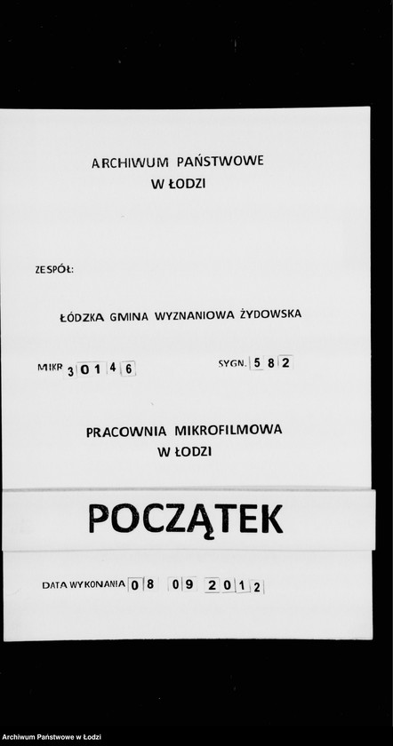 Obraz 1 z jednostki "Rejestr poborczy"