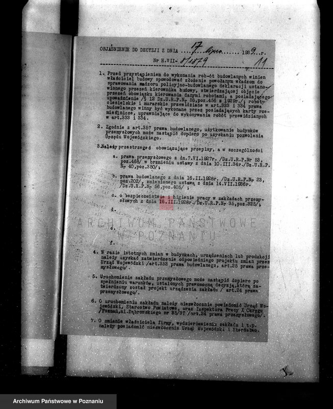 Obraz 15 z jednostki "Budowa gorzelni w maj. Jurkowo, pow. kościański, własność Kajetan Morawski"