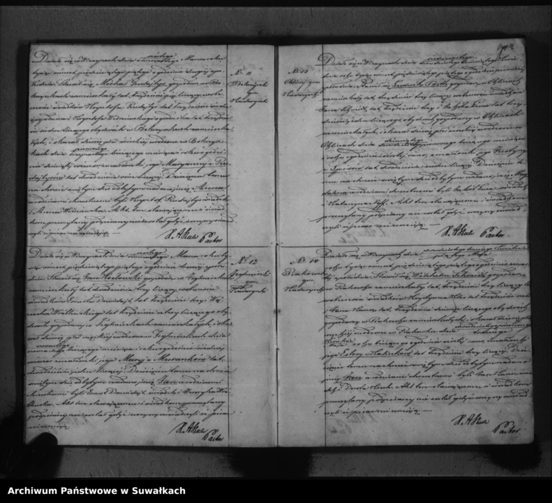 image.from.unit.number "Duplikat do zapisywania aktów urodzeń, zeyścia i ślubów w Parafii zwanej Wiżayny na rok 1855"