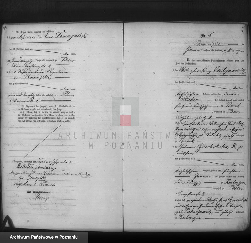 Obraz 7 z jednostki "Księga małżeństw t. I"