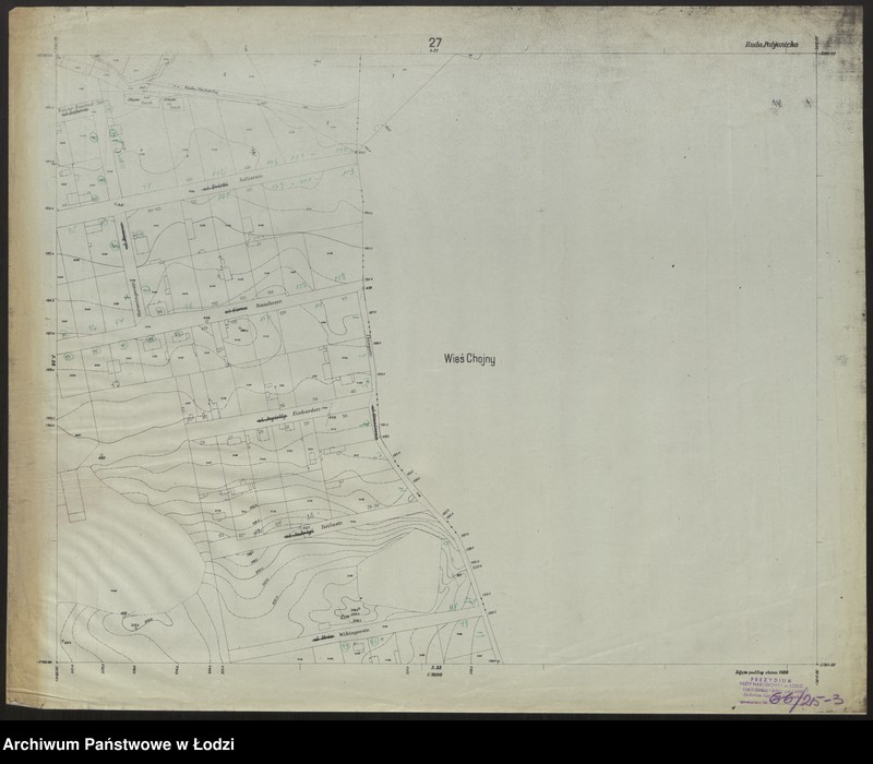 Obraz 3 z jednostki "Plan miasta Rudy Pabianickiej Sekcja 27"