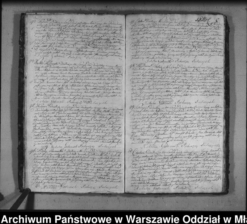 Obraz 10 z jednostki "Akta urodzin, małżeństw i zgonów"