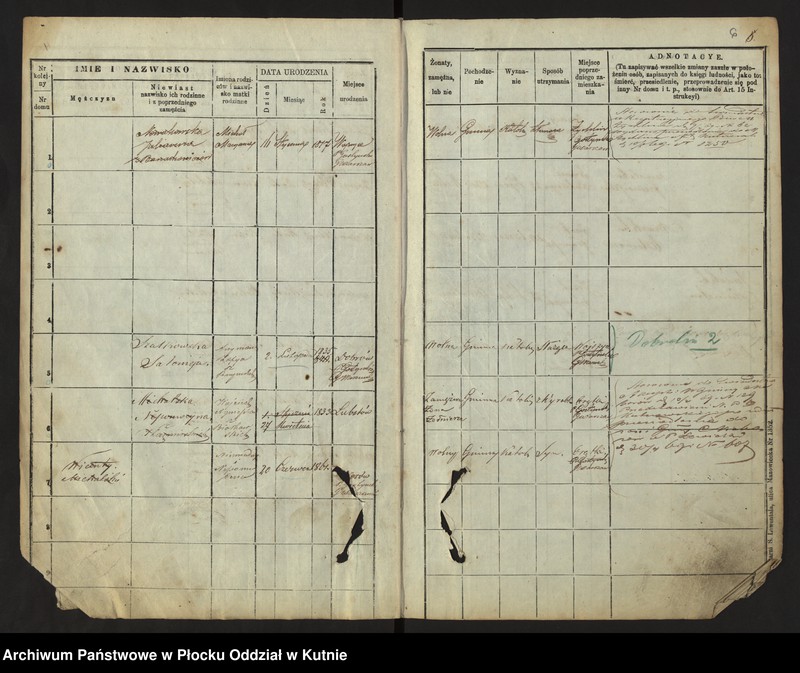 image.from.unit.number "[Księga ludności stałej wsi: Budzyń, Dobrzelin i Marianków]"