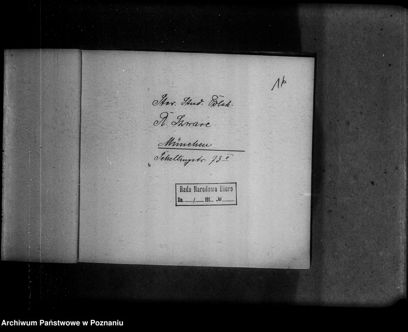 Obraz 20 z jednostki "Adresy Kółek Rolniczych w Prusach Zachodnich i w Prowincji Poznańskiej oraz adresy organizacji studenckich zagranicą."