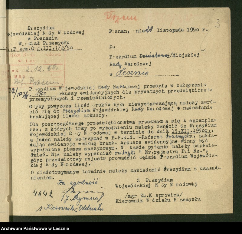 Obraz 5 z jednostki "[Rzemiosło - arkusze ewidencyjne]"