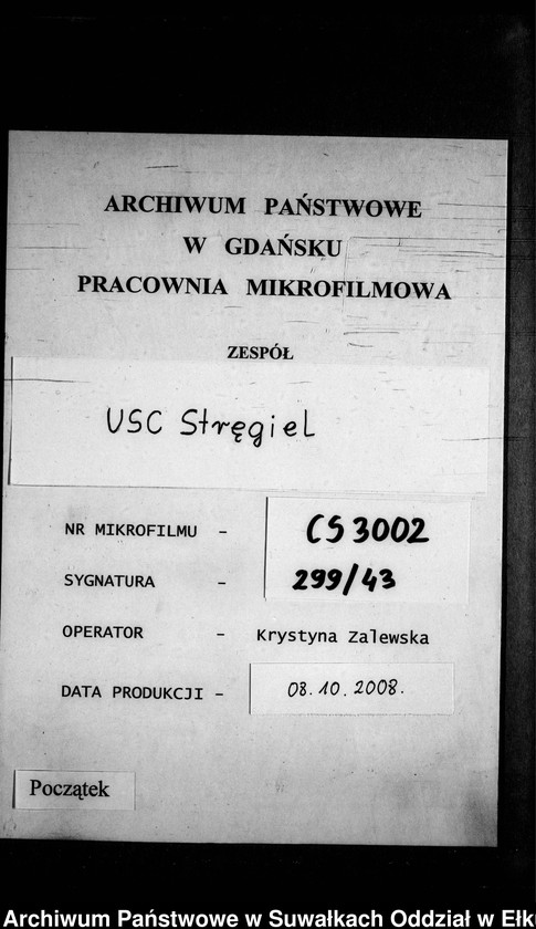 image.from.unit.number "Heiraths-Neben-Register des Preussischen Standes-Amtes Gr. Strengeln Kreis Angerburg"