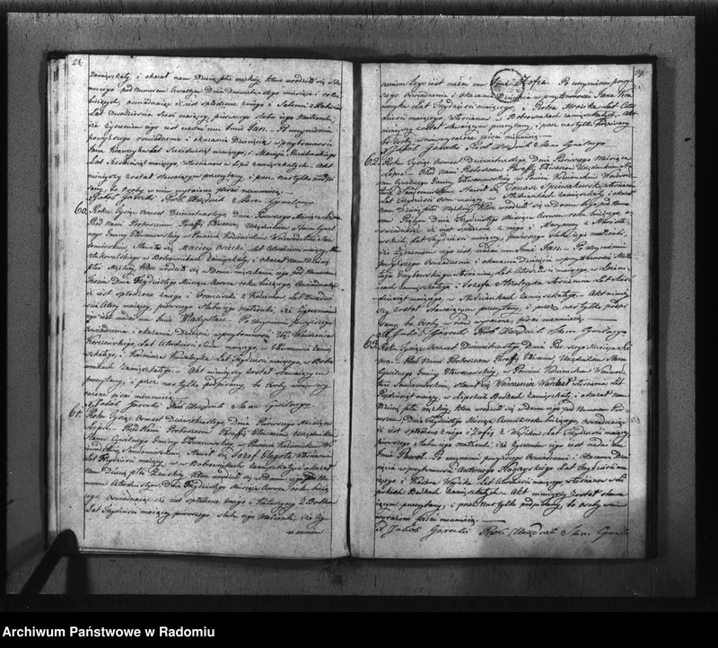 image.from.unit.number "Księga akt cywilnych gminy Głowaczew na rok 1819"