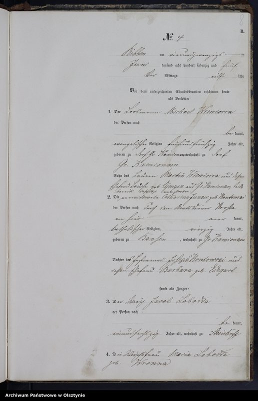 image.from.unit.number "Haupt-Heiraths-Register Nr 1 - 16"