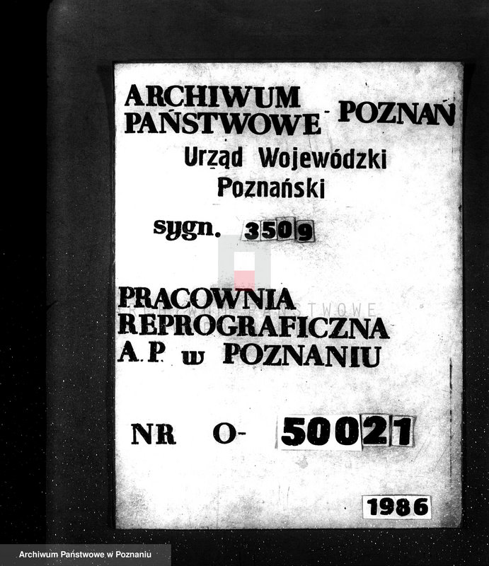 Obraz 1 z jednostki "Majętność leśna /Siekówko/ powiat kościański"