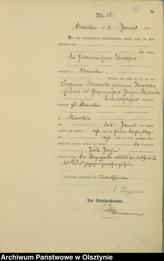 image.from.unit.number "Geburts-Haupt-Register TomI,Nr 1 - 393"