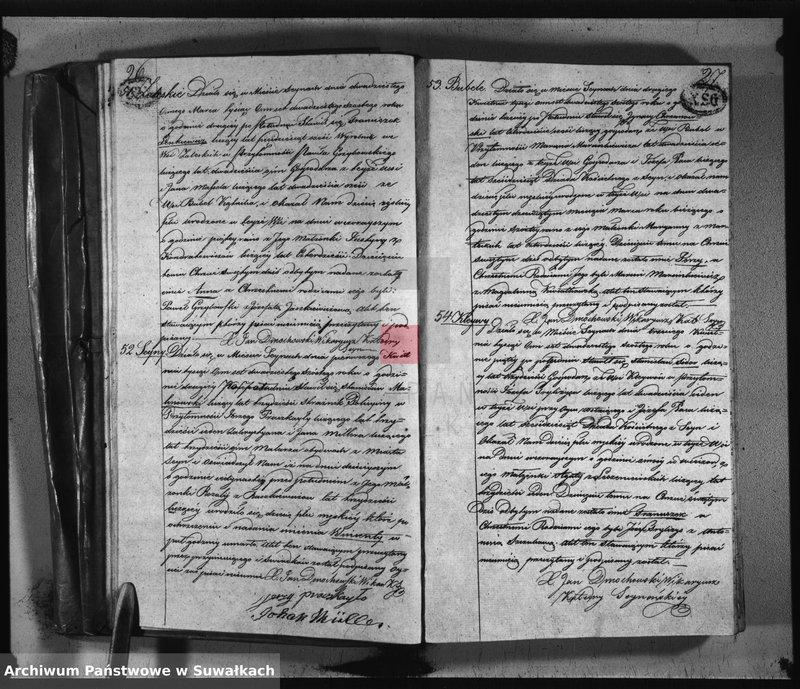 image.from.unit.number "Akta urodzonych, umarłych i zaślubionych parafij seyneńskiey w roku 1826."