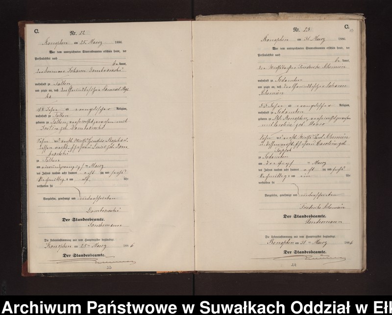 image.from.unit.number "Sterbe-Neben-Register des Preussischen Standes-Amtes Gr. Konopken Kreis Loetzen"