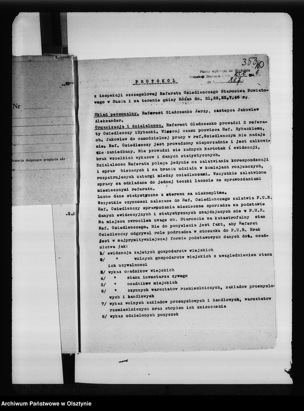 image.from.unit.number "Protokoły i zarządzenia polustracyjne referatów osiedleńczych"