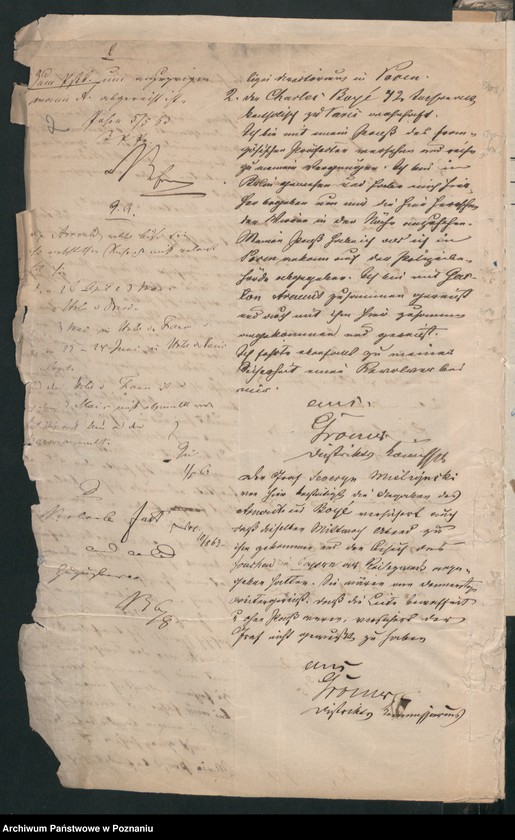 Obraz 19 z jednostki "A. betr. die Zuzüge zu den Insurgenten nach Polen vom Auslande /Deutsche, Franzosen, Italiener, Engländer, Dänen…/"