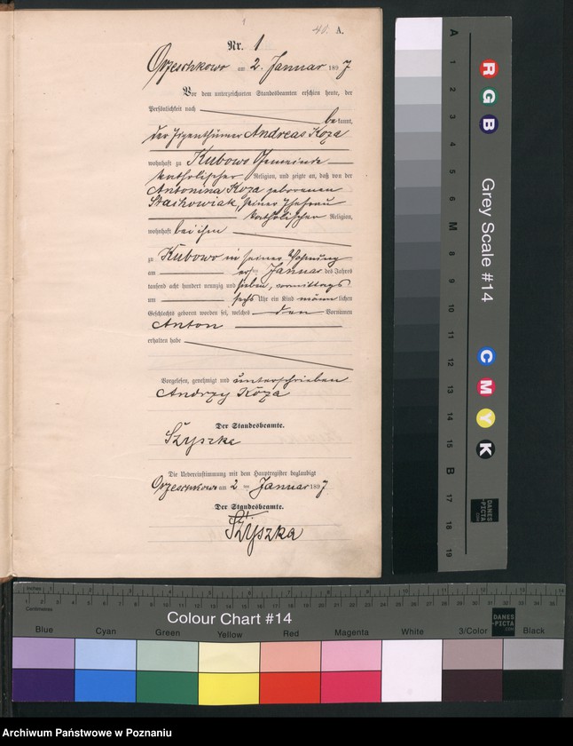 Obraz 4 z jednostki "Księga urodzeń"