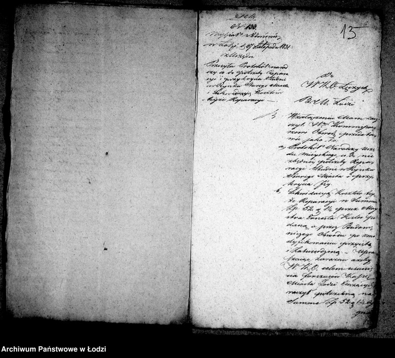 Obraz 13 z jednostki "Akta tyczące się budowy pomp"