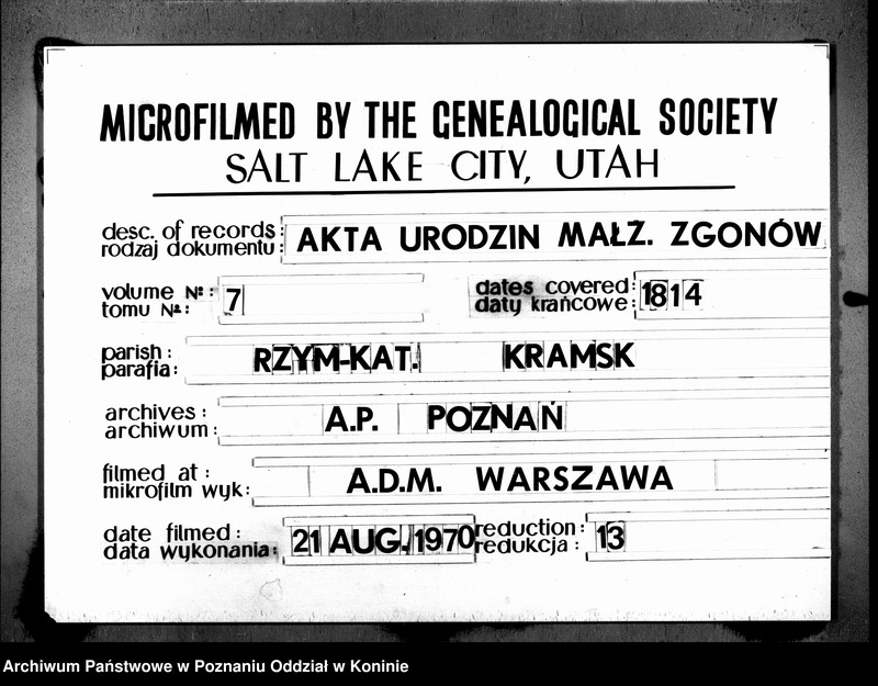 image.from.unit.number "Akta urodzonych, zaślubionych i zmarłych"