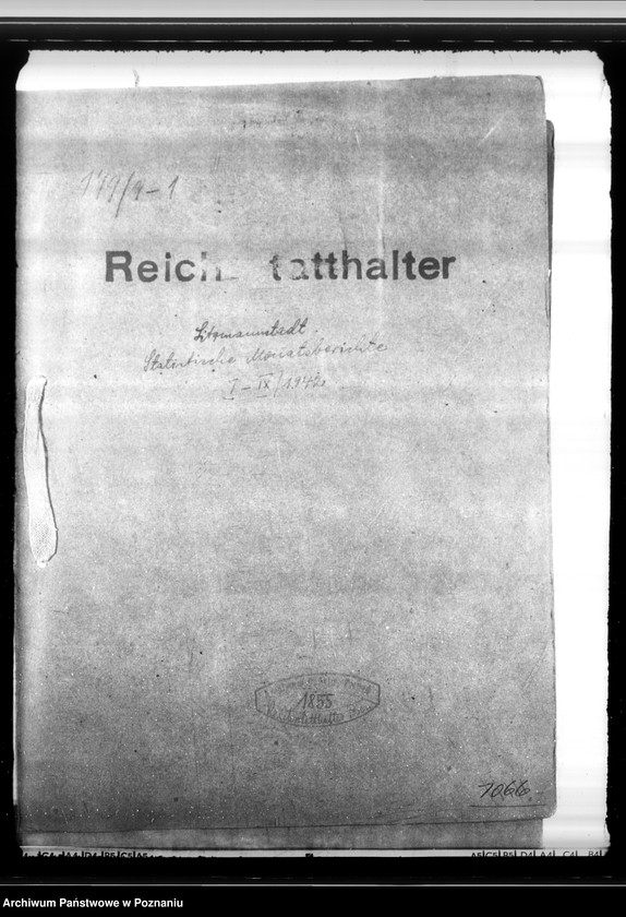 Obraz 4 z jednostki "Litzmannstadt - Statistische Monats- Berichte"