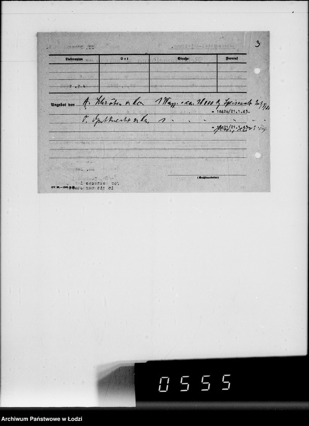 Obraz 7 z jednostki "Lebensmitteleinkauf. Aufträge, [Lieferscheinen und Rechnungen] 18421-18480"