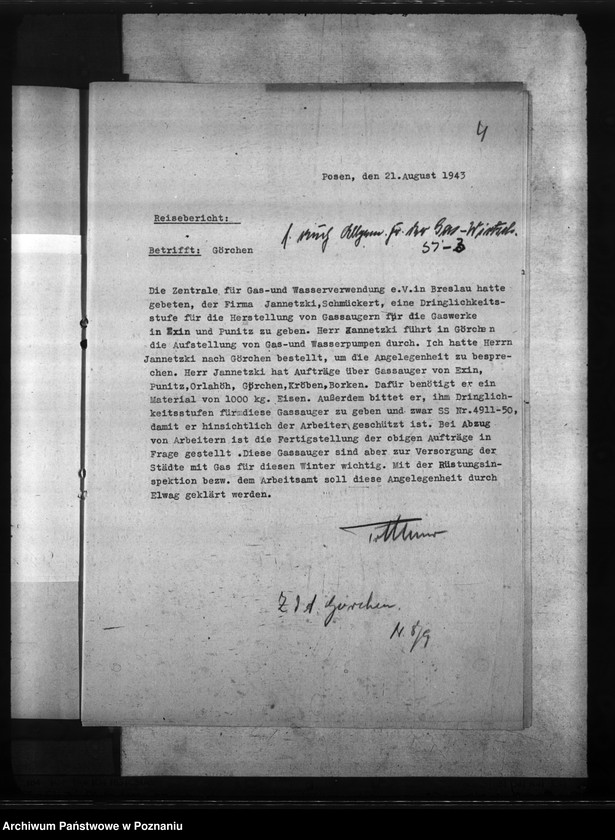 Obraz 8 z jednostki "Gaswerk - Görchen (Miejska Górka)"