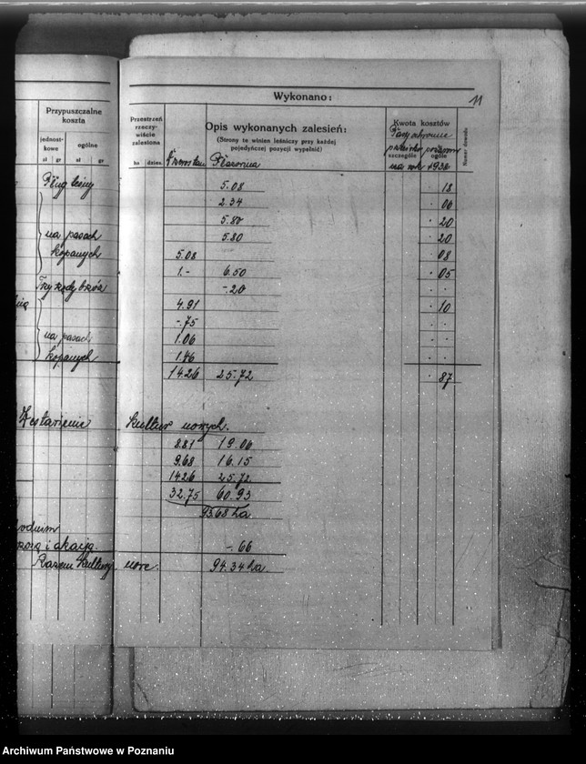 Obraz 15 z jednostki "Plan cięć lasu majętności Łomnica powiat nowotomyski"