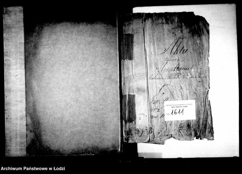 Obraz 5 z jednostki "Akta tyczące się miscelanii archiwum magistratu miasta Łodzi"