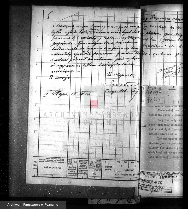 Obraz 9 z jednostki "Nadzór nad gospodarką w lasach majętności Koszuty powiat średzki"