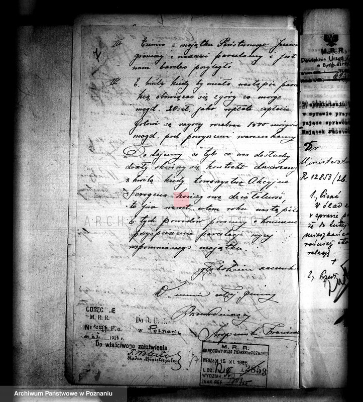 Obraz 11 z jednostki "Majątek Jeżewo powiatu szubińskiego /sprawy administracyjne/"