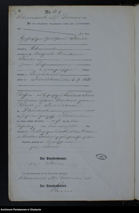 image.from.unit.number "Sterbe-Nebe-Register Nr 1 - 2,13 - 14 i 47 - 48"
