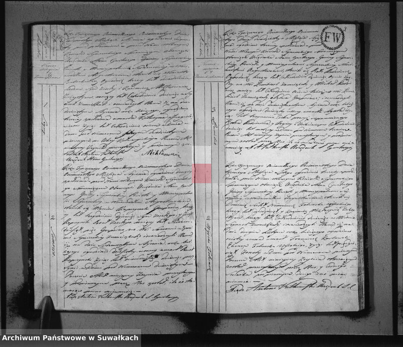 image.from.unit.number "Akta zeszłych stanu cywilnego gminy seyneńskiey od 1-go stycznia 1818 roku."
