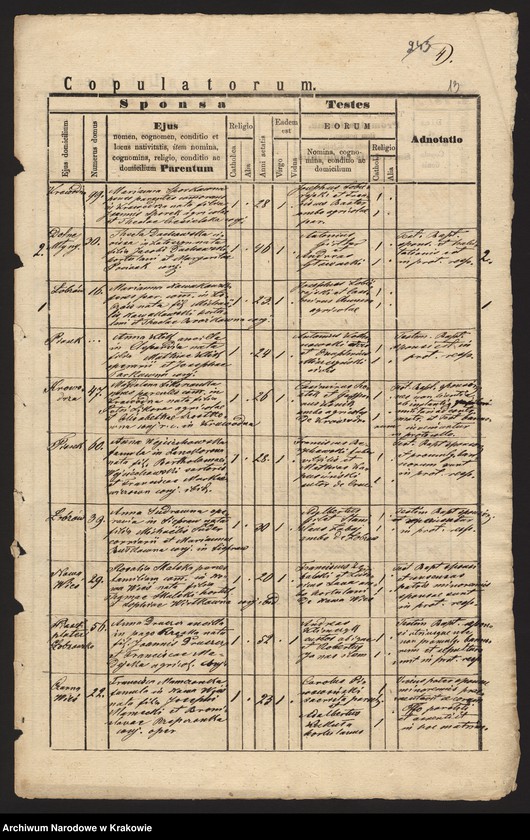 Obraz 16 z jednostki "[Księga małżeństw]"
