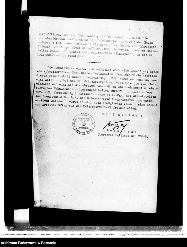 Obraz 9 z jednostki "Zulassung neuer Bauweisen. Lahmbauten. Polizeiliche Bestimmungen. Heizungsanlagen. Bombenschaden."