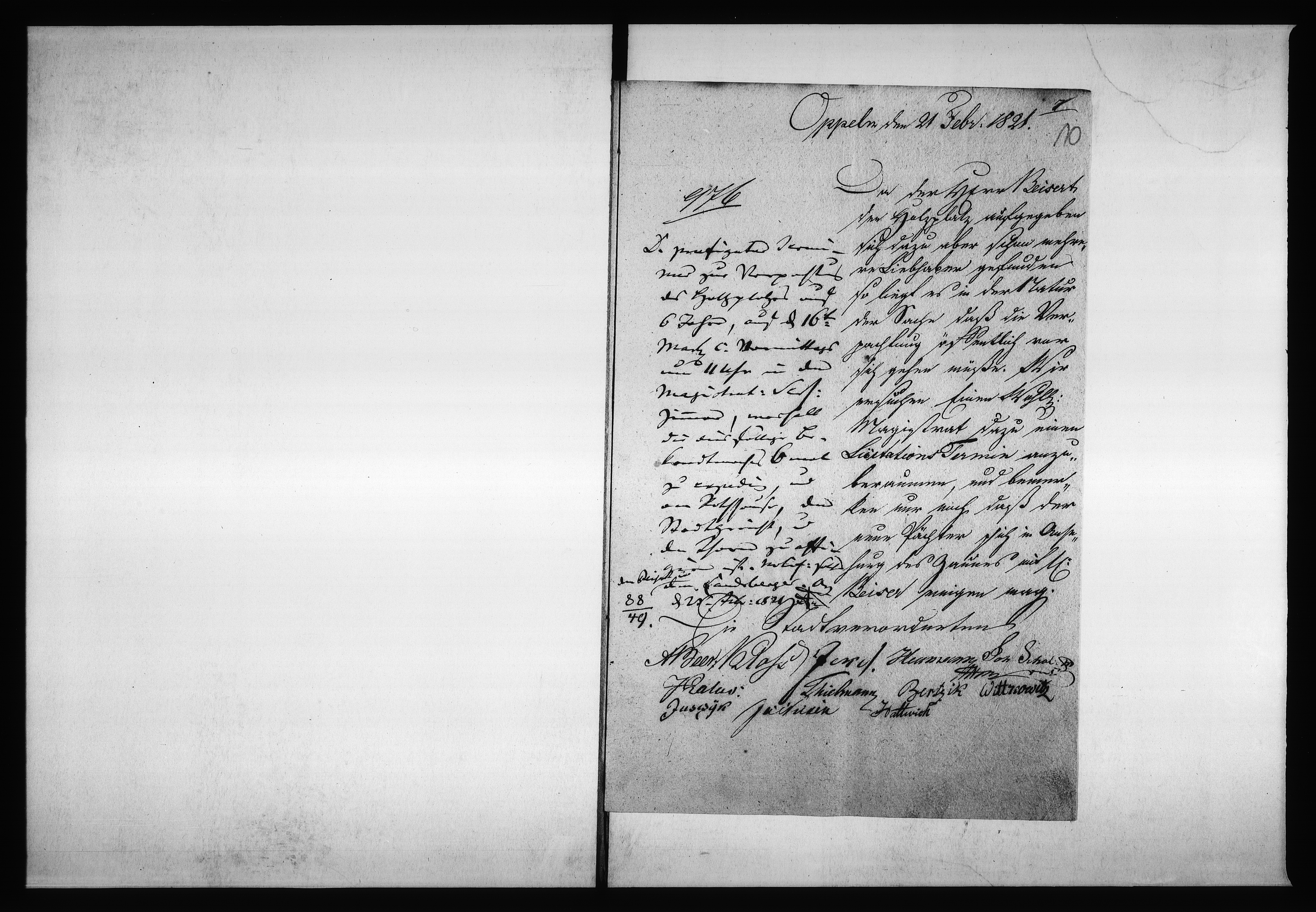 Obraz 12 z jednostki "Acta von Verpachtung des Städtischen Holtz-Platzes resp: Abladeplätze Vol: I de anno 1820"