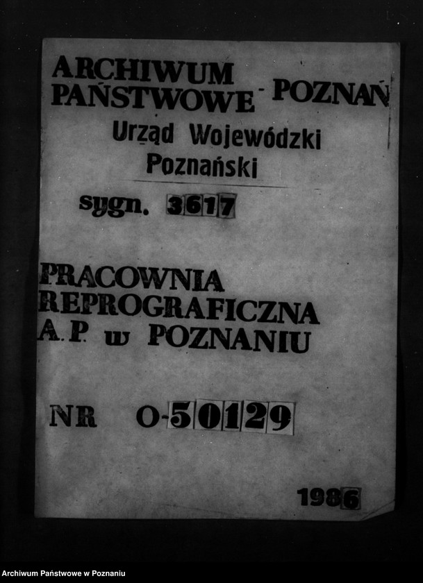 Obraz 1 z jednostki "/Majętność leśna Ruchowo powiat mogileński/"