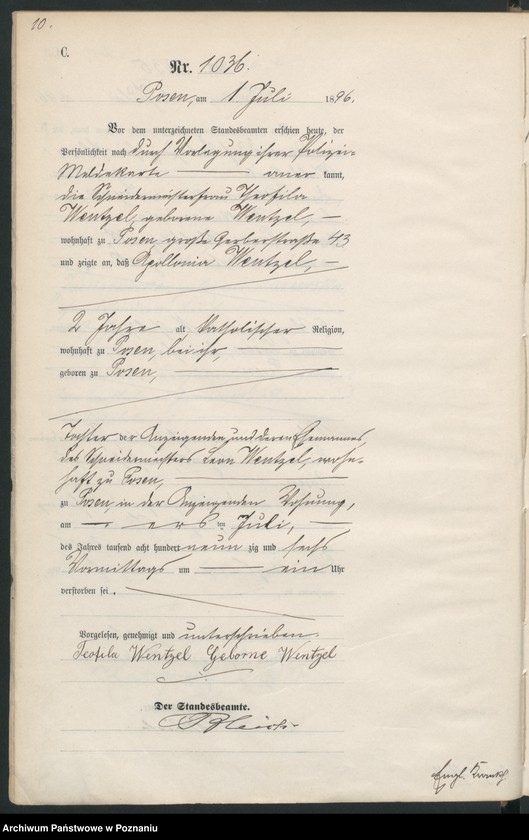 Obraz 13 z jednostki "Księga zgonów t. III"