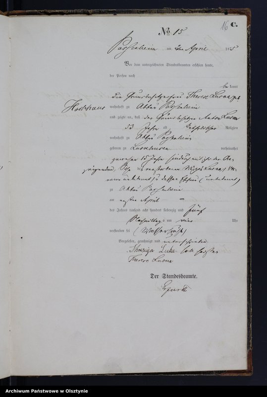 image.from.unit.number "Haupt-Sterbe-Register Nr 1 - 58"