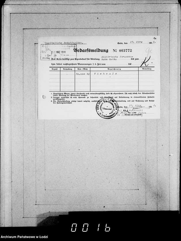 Obraz 14 z jednostki "Aufträge, Lieferscheinen und Rechnungen 100701-100791"