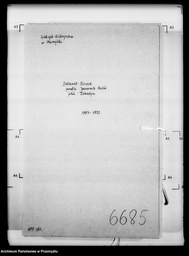 image.from.unit.number "[Kopie ksiąg metrykalnych parafii Jawornik Ruski z filią Żohatyn (dekanat Bircza)]"