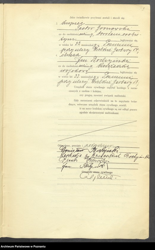 Obraz 5 z jednostki "Księga miejscowa małżeństw tom IV [Rejestr główny małżeństw]"