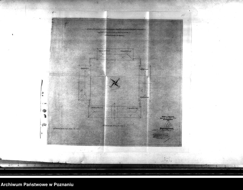 Obraz 10 z jednostki "Dienstwohngebäude - Reichsstatthalter Posen. Kostenvoranschlag, Baubeschreibung"