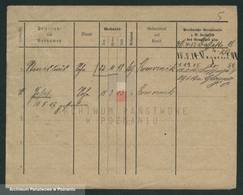 Obraz 13 z jednostki "Szymański (żonaci od Stefan do wdowy)"