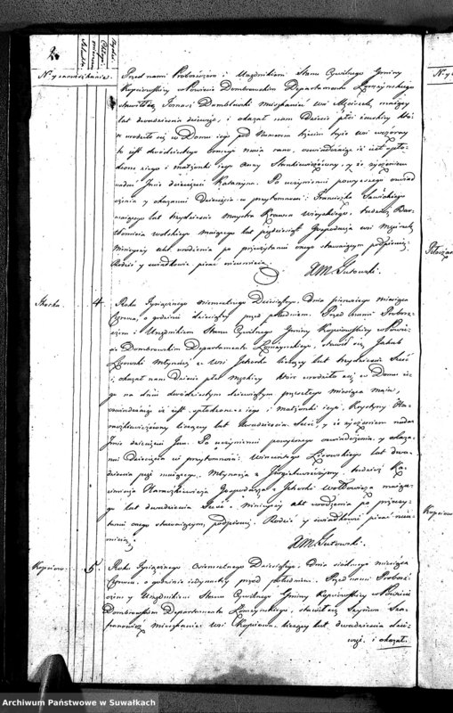 image.from.unit.number "Akta Urodzonychych Gminy Kopciowskiey od 1 Maia 1810 R."