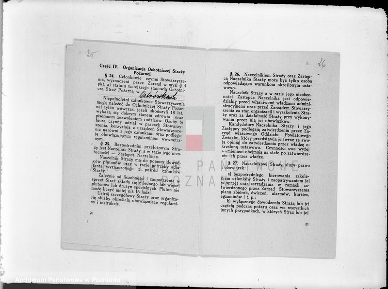 Obraz 20 z jednostki "/Stowarzyszenie ochotniczej straży pożarnej z terenu powiatu chodzieskiego/ miejscowości od litery O-Z"