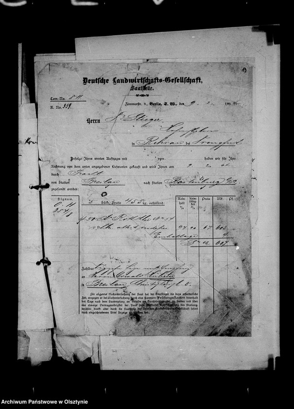 image.from.unit.number "/Korrespondenz der Deutschen Landwirtschafts Gesellschaft u. der Rechtsanwälte Steller, Axt u. Landsberger mit Dr. Stieger- Rehsau/"