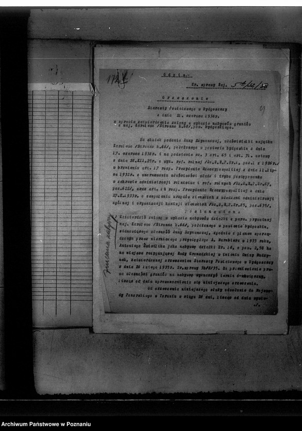 Obraz 8 z jednostki "Parcelacja prywatna majętności Karolewo powiat bydgoski"