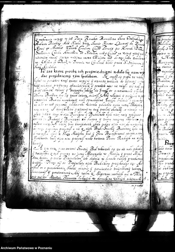 Obraz 9 z jednostki "Or. Rada miasta Poznania nadaje bractwu budniczemu nowy statut, składający się z 35 paragrafów."