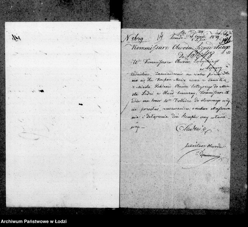 Obraz 20 z jednostki "Akta tyczące się przesiedlenia"